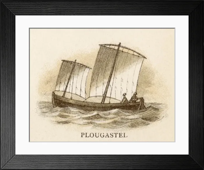 Framed Print : Breton Fishing Boat Framed Print : Breton Fishing Boat