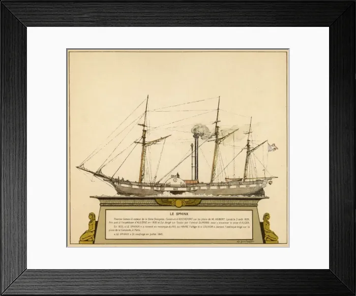 Framed Print : Sphinx Steamship Framed Print : Sphinx Steamship
