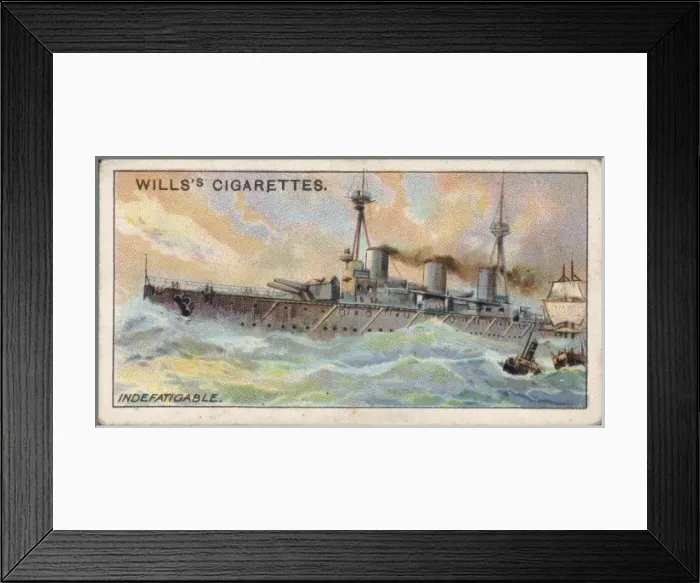 Framed Print : Indefatigable Cruiser Framed Print : Indefatigable Cruiser