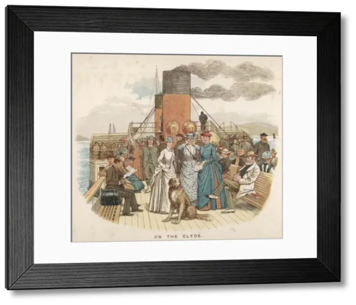 Framed Print : Clyde Excursionists Framed Print : Clyde Excursionists