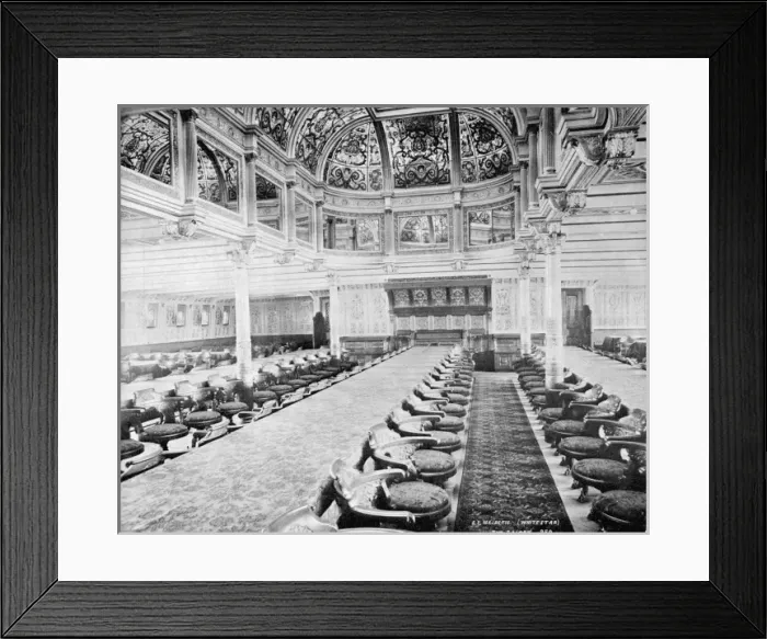 Framed Print : Majestic Saloon Framed Print : Majestic Saloon