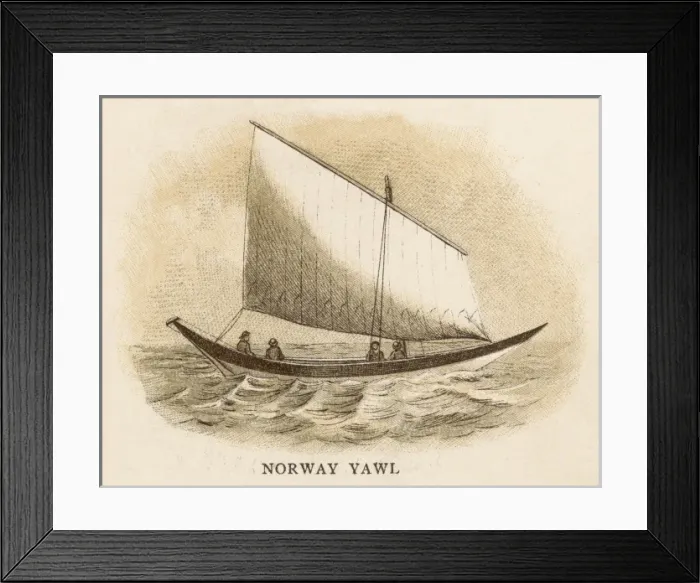 Framed Print : Norway Yawl Framed Print : Norway Yawl