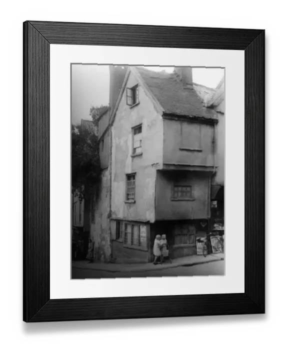 Framed Print : Atmospheric Exeter House Framed Print : Atmospheric Exeter House