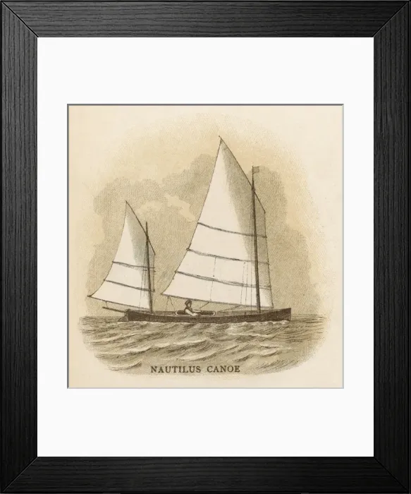 Framed Print : Nautilus Canoe Framed Print : Nautilus Canoe