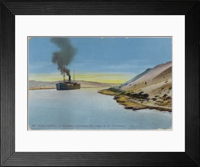 Framed Print : In the Suez Canal Framed Print : In the Suez Canal