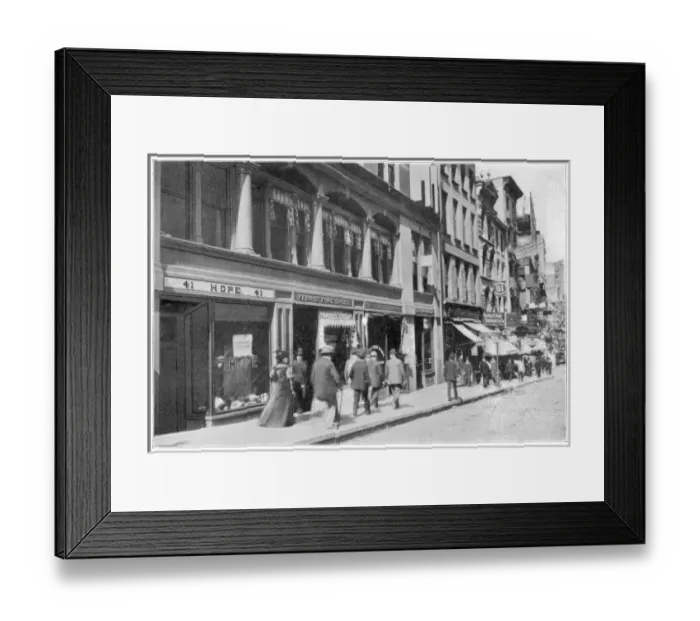 Framed Print : Nassau Street, New York Framed Print : Nassau Street, New York