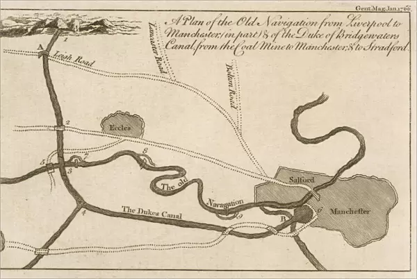 Bridgewater Canal Map