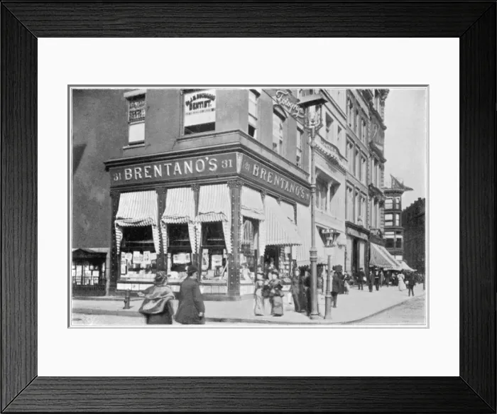 Framed Print : Social / Ny Brentano s Framed Print : Social / Ny Brentano s