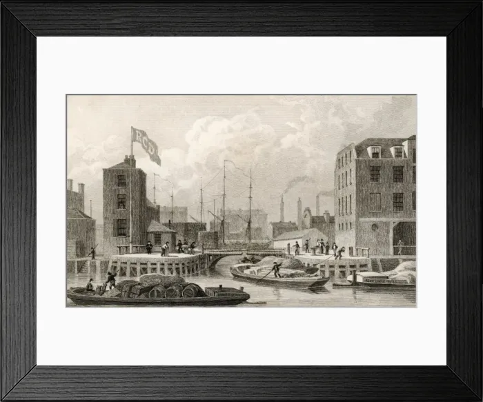 Framed Print : Limehouse Docks Framed Print : Limehouse Docks