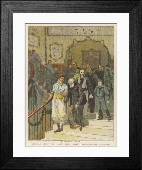 Framed Print : Xmas at the Hospital Framed Print : Xmas at the Hospital