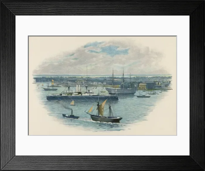 Framed Print : Portsmouth Harbour Framed Print : Portsmouth Harbour