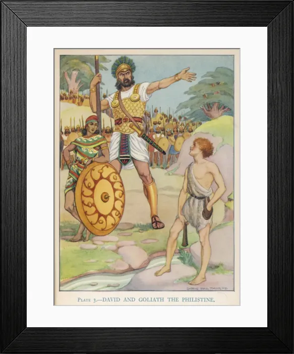 Framed Print : David & Goliath Framed Print : David & Goliath
