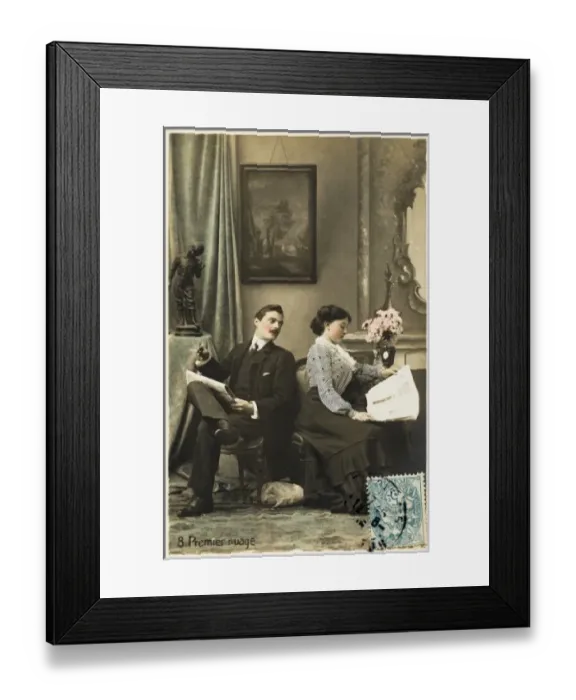 Framed Print : Social / Femme 8 of 10 Framed Print : Social / Femme 8 of 10