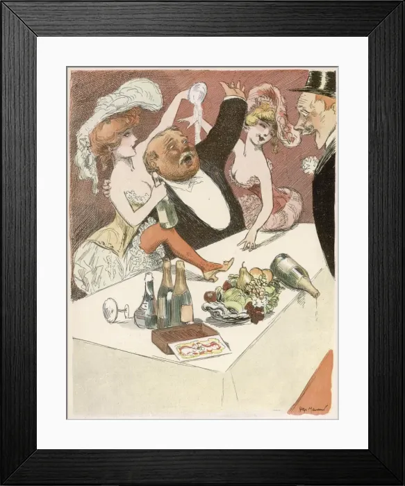 Framed Print : Wild Champagne Drinkers Framed Print : Wild Champagne Drinkers