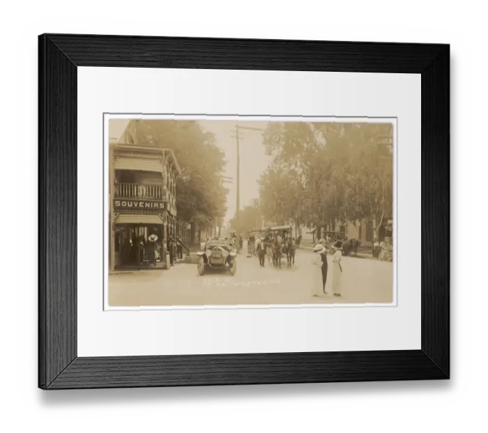 Framed Print : Social / Catskills Street Framed Print : Social / Catskills Street