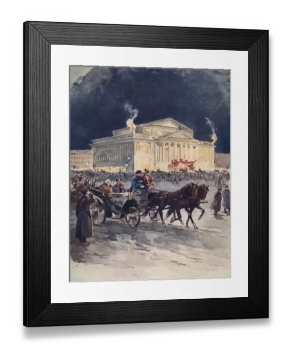 Framed Print : Social / Gala Opera 1913 Framed Print : Social / Gala Opera 1913