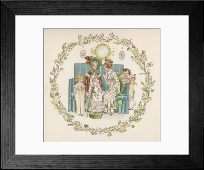 Framed Print : Social / Women Gossip 19C Framed Print : Social / Women Gossip 19C
