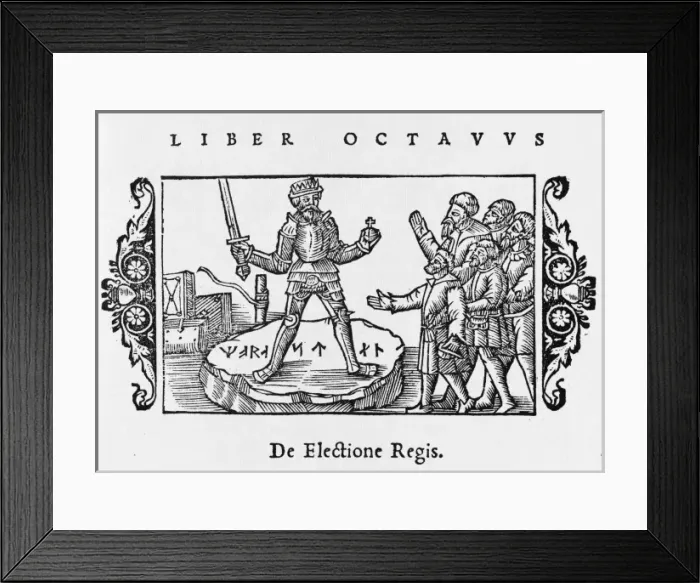 Framed Print : Electing a King / 1555 Framed Print : Electing a King / 1555