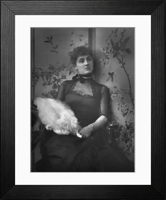 Framed Print : Costume Photo 1889 Framed Print : Costume Photo 1889
