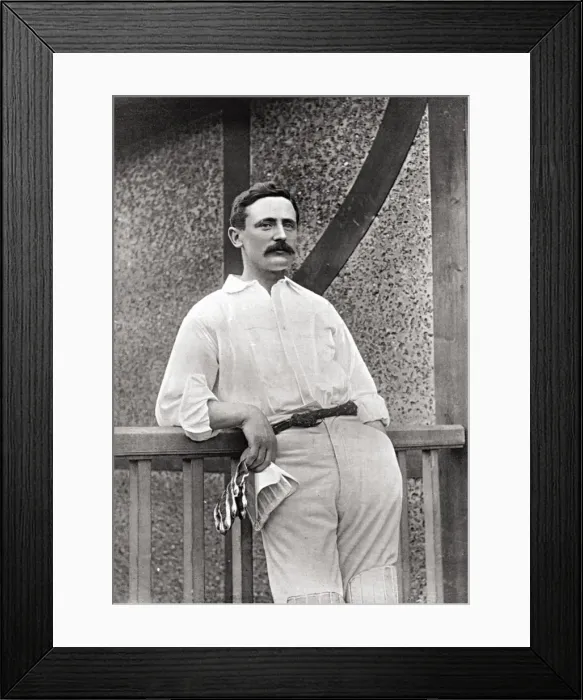 Framed Print : Cricketer, Whiteside Framed Print : Cricketer, Whiteside