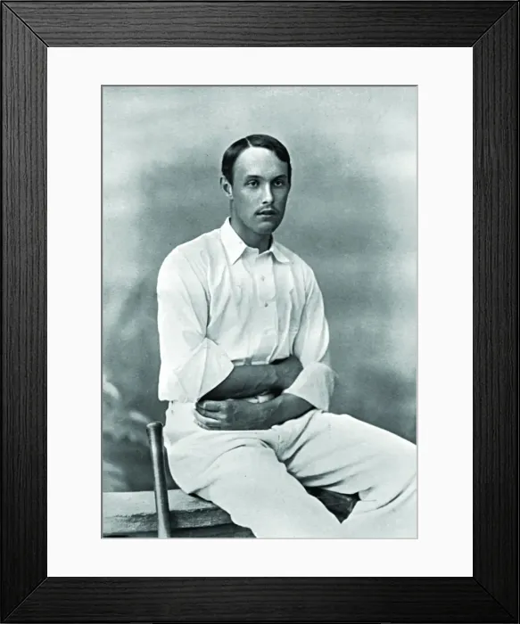 Framed Print : Cricketer, Hill Framed Print : Cricketer, Hill