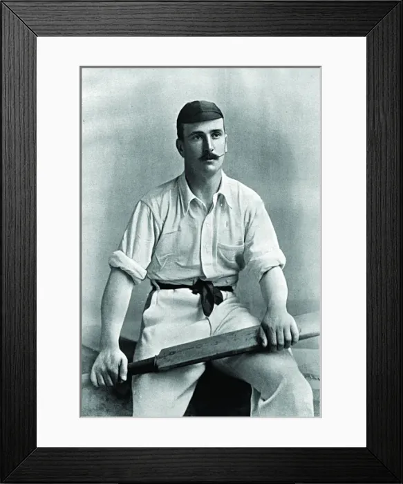 Framed Print : Cricketer, Troup Framed Print : Cricketer, Troup