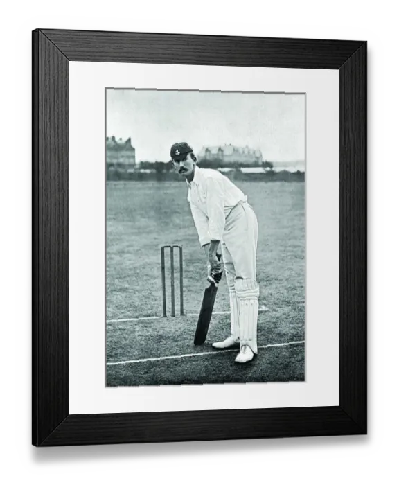 Framed Print : Cricketer, Stewart Framed Print : Cricketer, Stewart