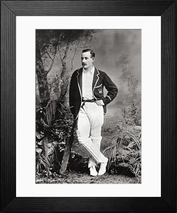 Framed Print : Cricketer, Meldon Framed Print : Cricketer, Meldon