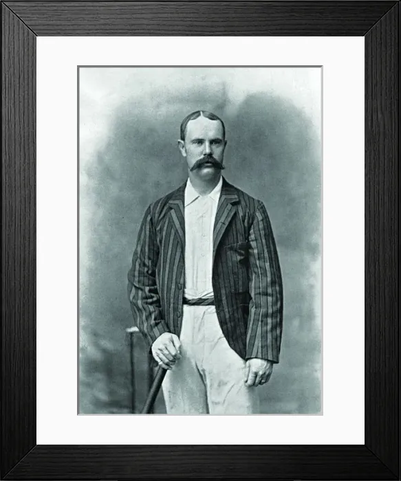 Framed Print : Cricketer / Bannerman Framed Print : Cricketer / Bannerman
