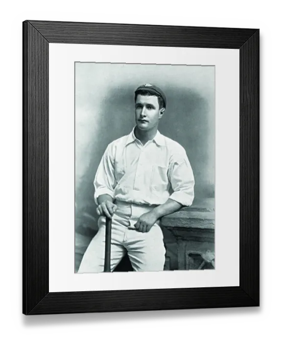 Framed Print : Cricketer, Graham Framed Print : Cricketer, Graham
