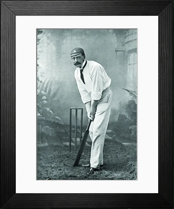 Framed Print : Cricketer, Harris Framed Print : Cricketer, Harris