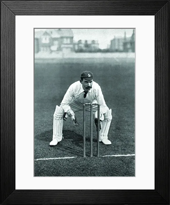 Framed Print : Cricketer, Kemp Framed Print : Cricketer, Kemp