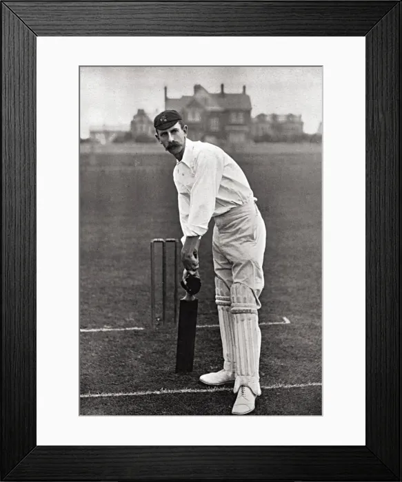 Framed Print : Cricketer, Baker Framed Print : Cricketer, Baker