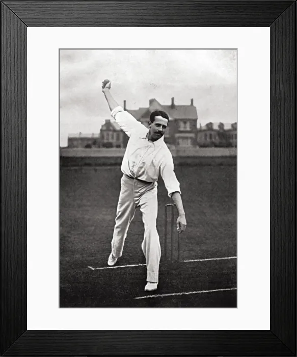 Framed Print : Cricketer, Raikes Framed Print : Cricketer, Raikes