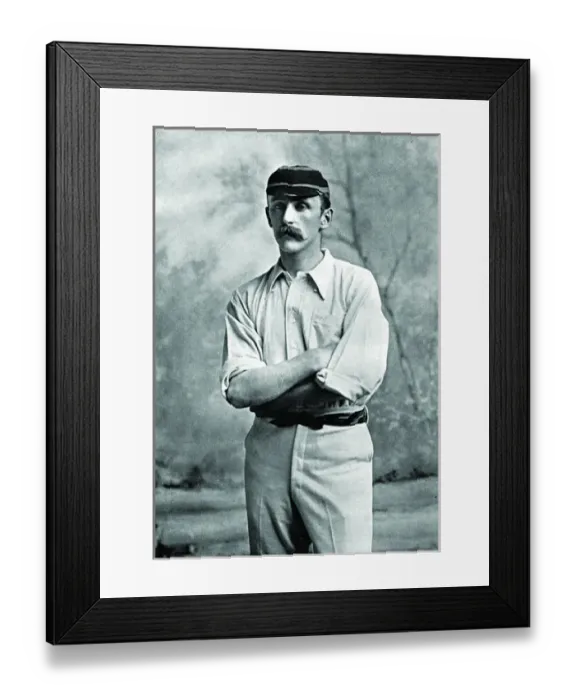 Framed Print : Cricketer, Walker Framed Print : Cricketer, Walker