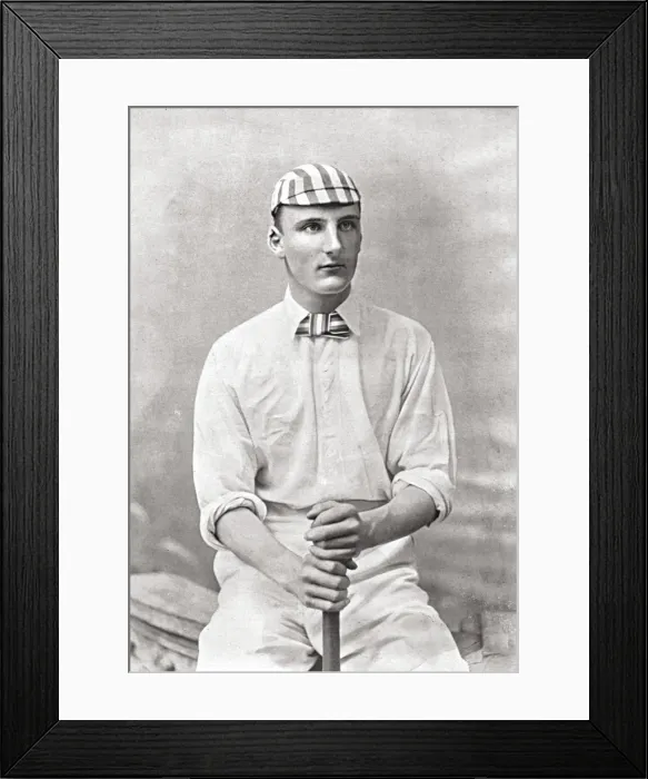 Framed Print : Cricketer, Maclaren Framed Print : Cricketer, Maclaren