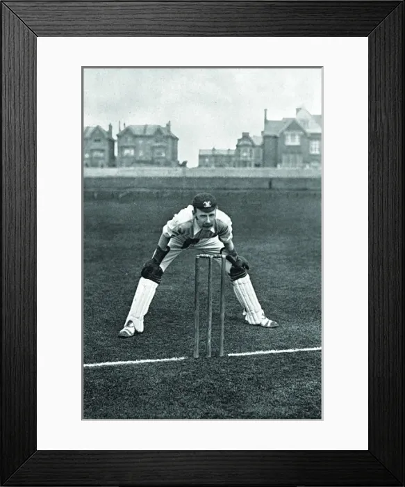 Framed Print : Cricketer, Sugg Framed Print : Cricketer, Sugg