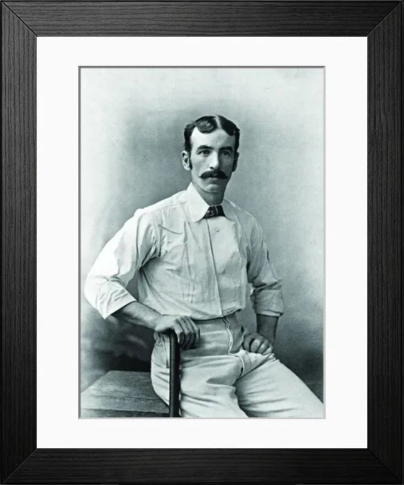 Framed Print : Cricketer, Pilling Framed Print : Cricketer, Pilling