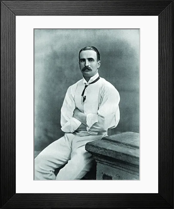 Framed Print : Cricketer, Radcliffe Framed Print : Cricketer, Radcliffe