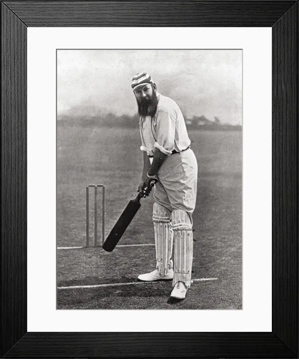 Framed Print : Cricketer, Grace Framed Print : Cricketer, Grace