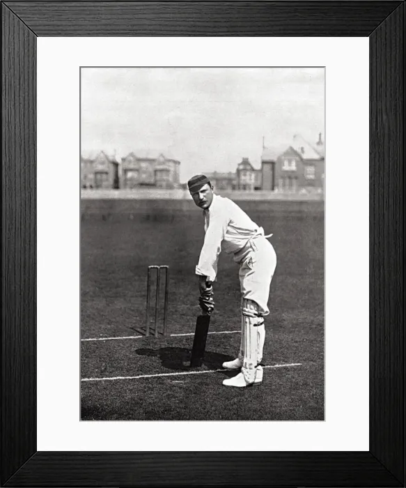Framed Print : Cricketer, Painter Framed Print : Cricketer, Painter