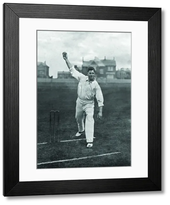 Framed Print : Cricketer, Davidson Framed Print : Cricketer, Davidson