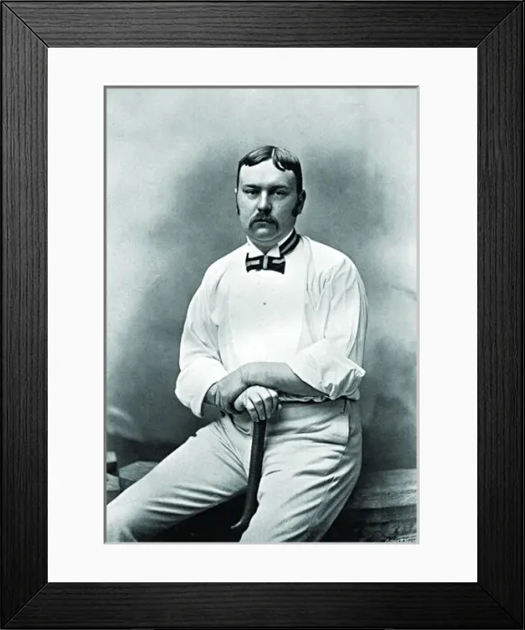 Framed Print : Cricketer, Cranston Framed Print : Cricketer, Cranston