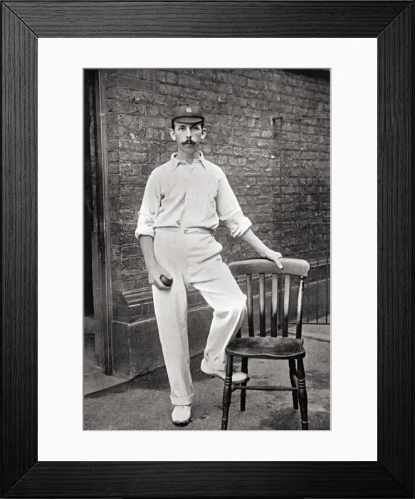 Framed Print : Cricketer, Wright Framed Print : Cricketer, Wright