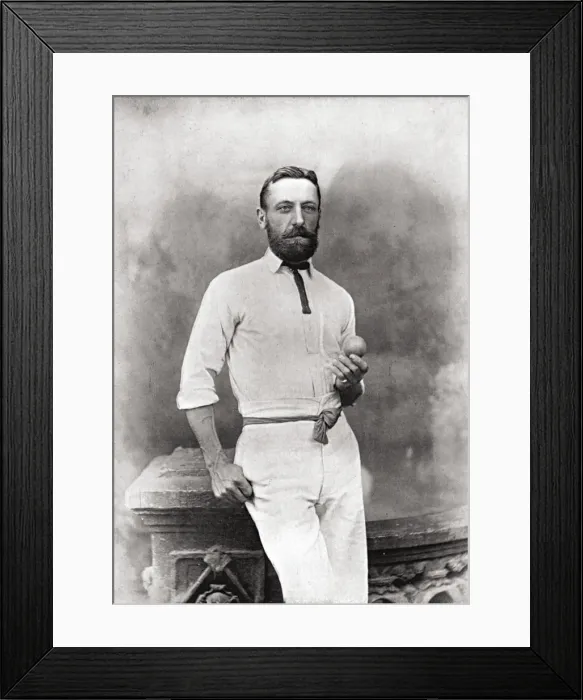 Framed Print : Cricketer, Barlow Framed Print : Cricketer, Barlow