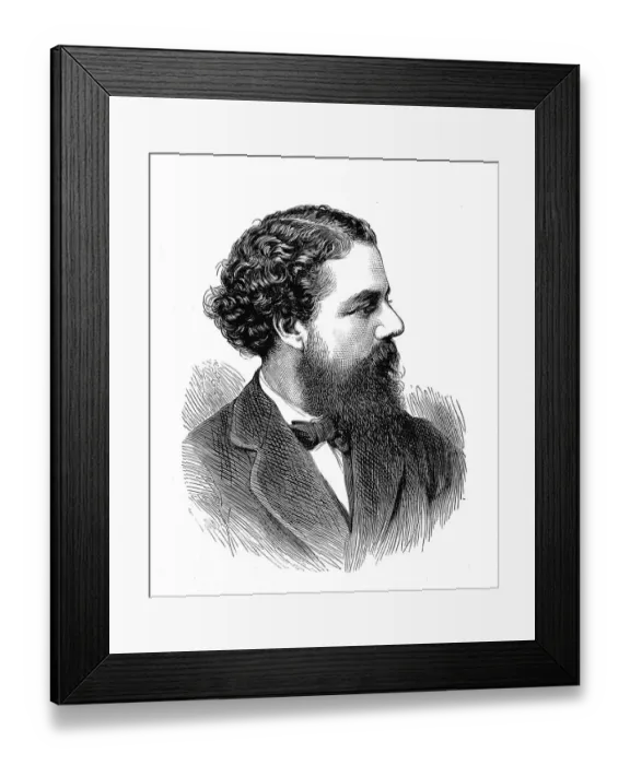 Framed Print : Professor Alfred Henry Garrod, F. R. S. (1846-1879) Framed Print : Professor Alfred Henry Garrod, F. R. S. (1846-1879)