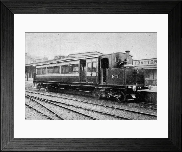 Framed Print : The First Railway Motor-Coach in Britain, 1903 Framed Print : The First Railway Motor-Coach in Britain, 1903
