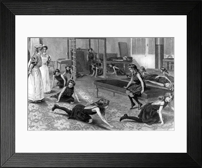 Framed Print : A crawling experiment at the London Hospital Framed Print : A crawling experiment at the London Hospital