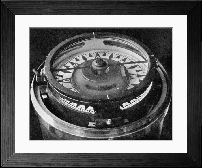Framed Print : Gyrostatic Compass, 1912 Framed Print : Gyrostatic Compass, 1912
