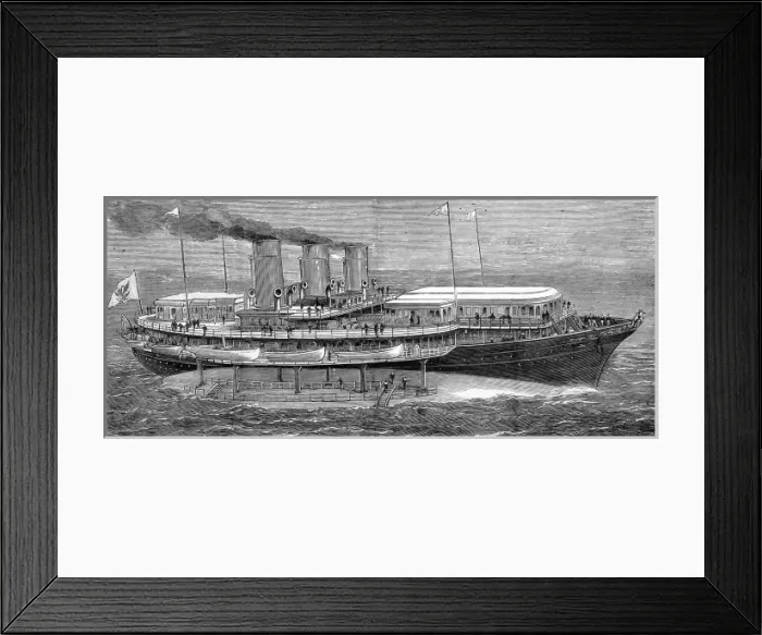 Framed Print : SY Livadia, 1880 Framed Print : SY Livadia, 1880